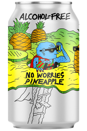 Lervig: No Worries Pineapple Non Alcoholic IPA