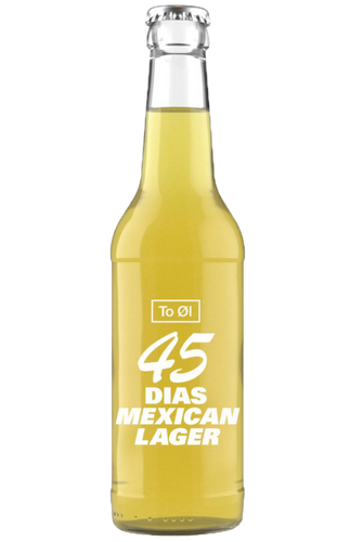 To Øl 45 Dias Mexican Lager 330ml bottle
