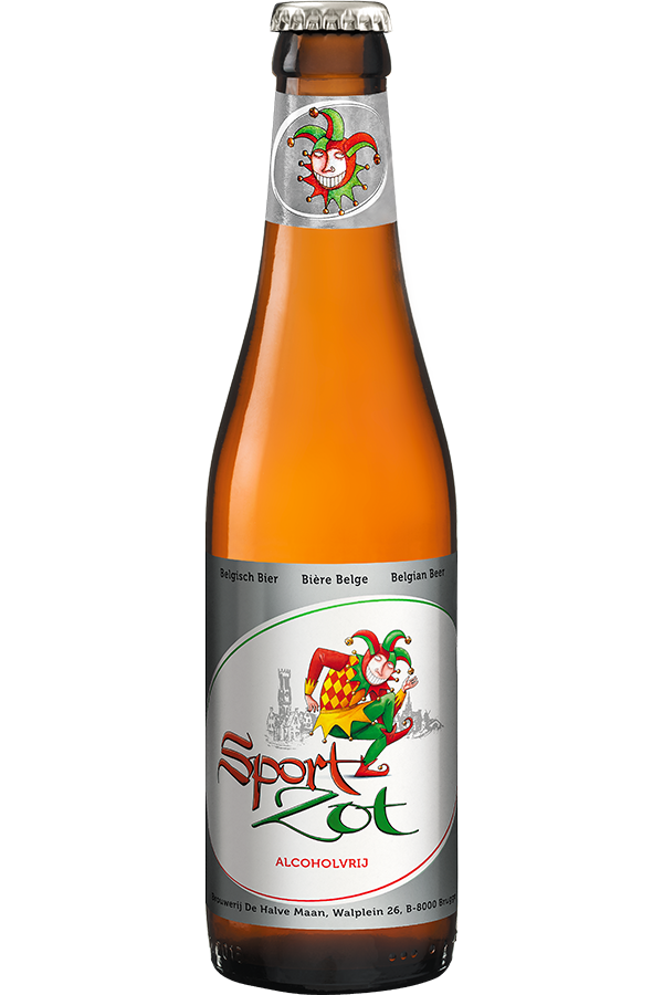 De Halve Maan: Sportzot Non Alcoholic Blonde Ale