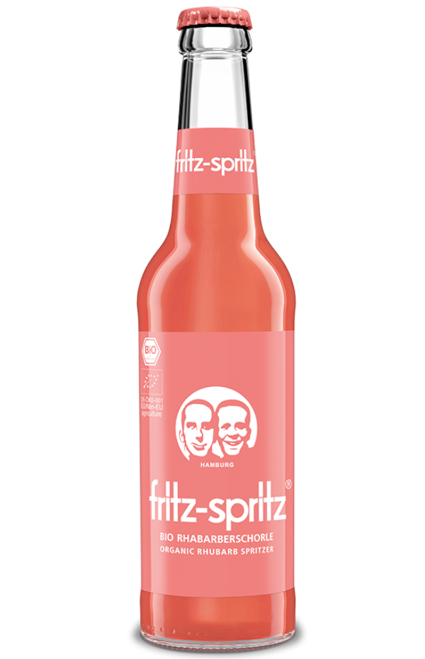 fritz-spritz Organic Rhubarb 330ml bottle